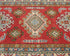 3x5 Red Kuba Afghan Hand Knotted Wool Area Rug